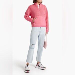 ATM ANTHONY THOMAS MELILLO
Polar Fleece Quarter-Zip Cozy Pink Fleece Pullover